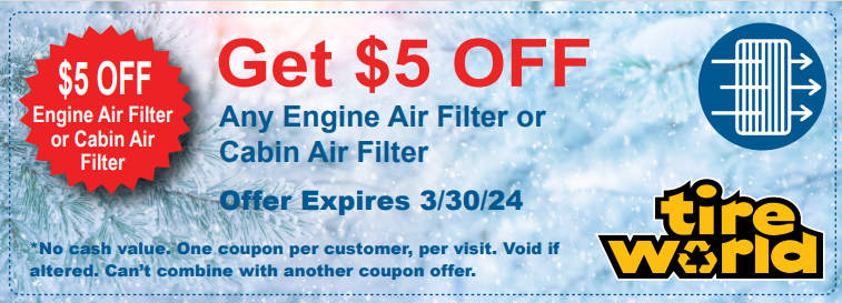 Cabin Air Filter Coupon in Frederick, MD